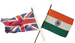 India & British Flag