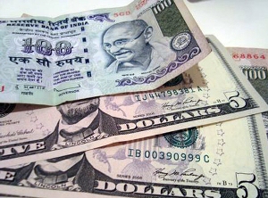 Indian rupee gains against US dollar