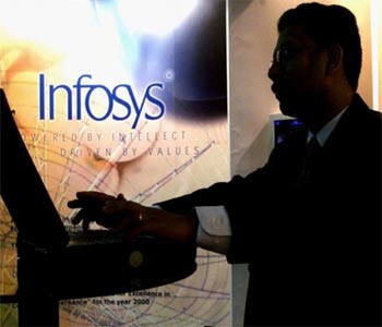 Infosys net up 10 percent in second quarter