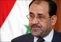 Iraq's Prime Minister Nuri al-Maliki 