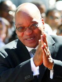 African National Congress (ANC) president Jacob Zuma