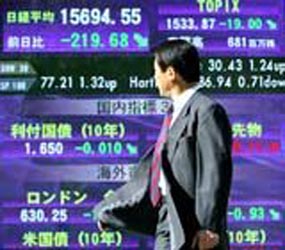 Hopes of better economic prospects sends Nikkei above 10,000