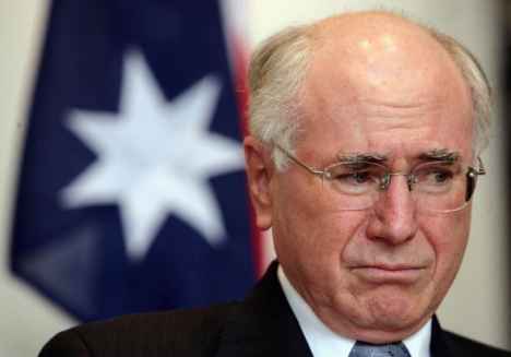 Former Australian Prime Minister John Howard