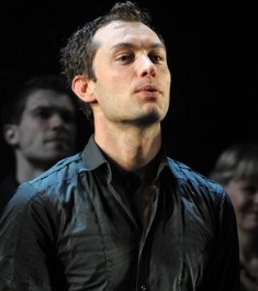 Jude Law throws oranges at gawping fans