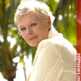 Dame Judi Dench sprains ankle after fall