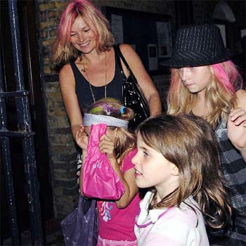 Kate Moss turns singer for daughter's birthday bash