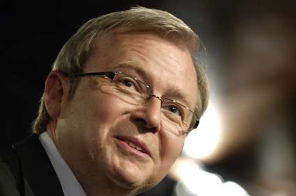 Australian Prime Minister Kevin Rudd