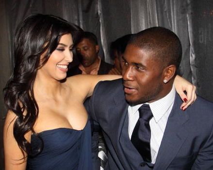 Kim Kardashian and Reggie Bush Sporting String Bikinis