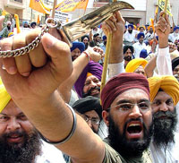 Sikhs Protest