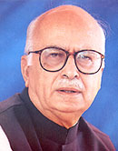 Bharatiya Janata Party (BJP) leader Lal Krishna Advani
