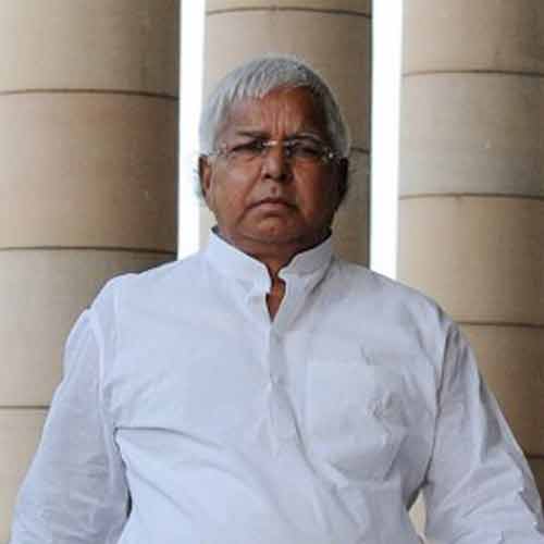 Rashtriya Janata Dal chief Lalu Prasad