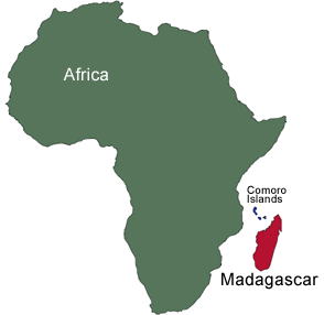 World Map Madagascar