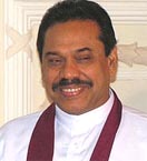 President Mahinda Rajapaksa