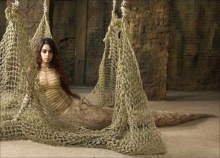 Mallika In A Snake-Woman Avatar