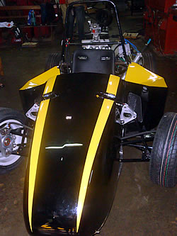Manipal students ready to race their “Formula Manipal Racing Car 2009” in Formula SAE competition, Silverstone 