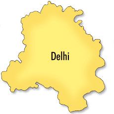 Map-Delhi