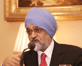 Deputy Chairman of the Planning Commission, Montek Singh Ahluwalia 