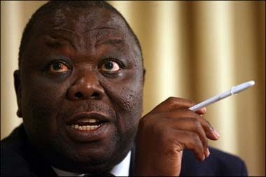  Zimbabwe's opposition leader Morgan Tsvangirai