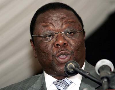 Zimbabwe Prime Minister Morgan Tsvangirai