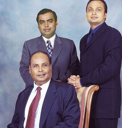 Mukesh Ambani, Anil Ambani