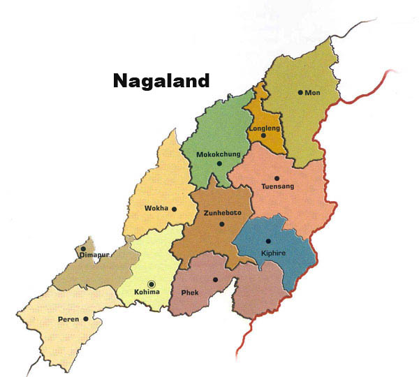 Nagaland Map