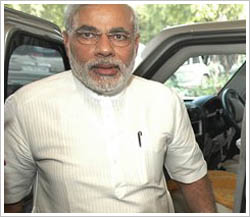 Narendra  Modi down with swine flu