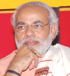 Gujarat Chief Minister Narendra Modi