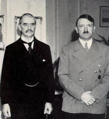 Neville Chamberlain, Adolf Hitler Neville Chamberlain, Adolf Hitler