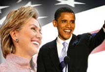 Hillary Clinton, Barack Obama