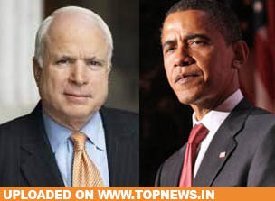 Barack Obama and John McCain