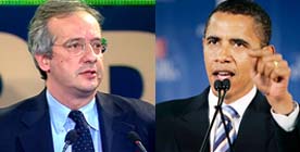 Walter Veltroni &  Barack Obama