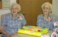 The Oldest Twins Celebrate Their 101st Birthday
