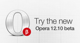 Opera 12.10 beta version released