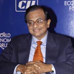 Finance minister P Chidambaram