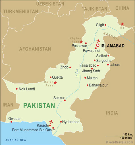 The U.S. Embassy is located in Islamabad
