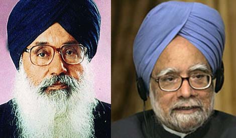 Parkash Singh Badal, Manmohan Singh