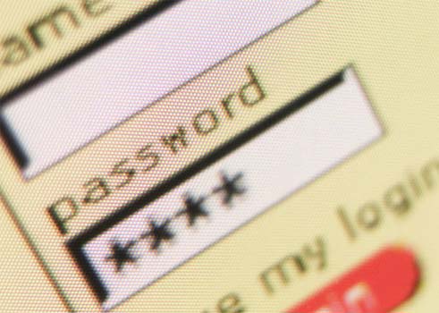 Selecting a security question for your password 