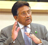 Pakistani President Pervez Musharraf