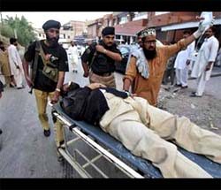 Suicide bomber kills three in Peshawar
