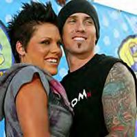 carey hart and pink wedding