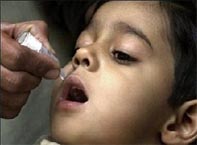 Three crore children to get polio drops today
