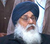 Chief Minister of Punjab Parkash Singh Badal