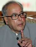 External Affairs Minister Pranab Mukherjee