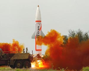 Nuclear capable Prithvi-II test fired successfully