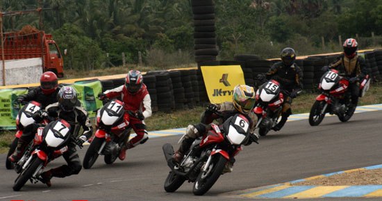 Double for Vinoth at JK Tyre Junior Cup racing
