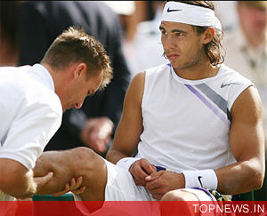 Nadal undergoing treatment for knee tendinitis