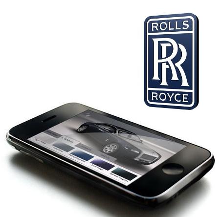 The latest app in the iPhone apart from the Betfair app is the Rolls Royce 