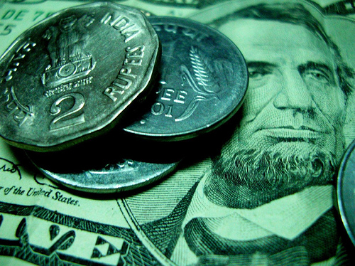 Indian rupee falls 32 paise against US dollar