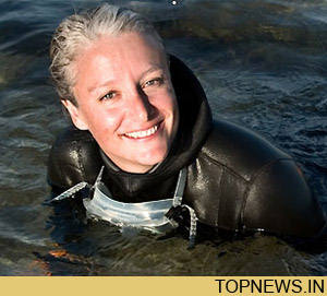 Brit freediver breaks world record by plunging to depth of 96 meters in single breath