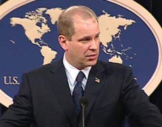 State Department spokesman Sean McCormack